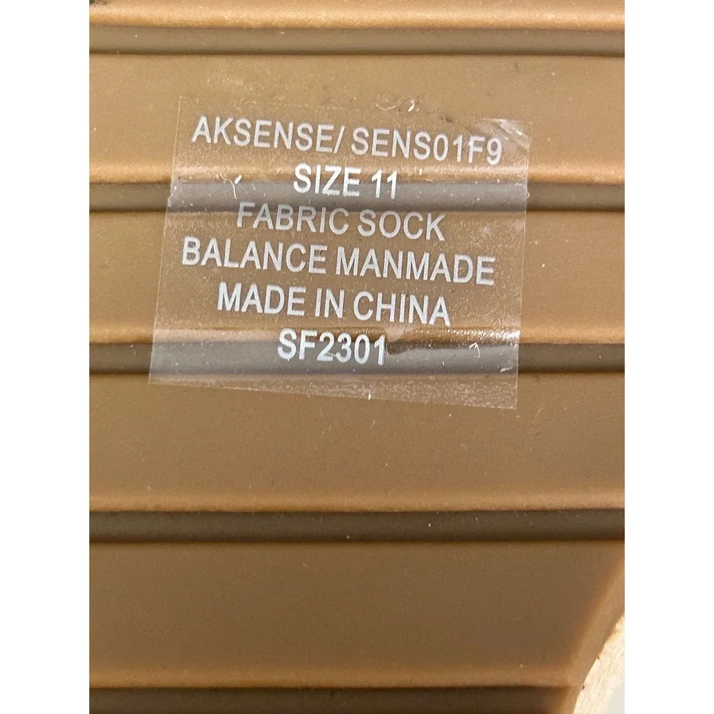 Anne Klein Wedge Sandals Womens 11 Clear Aksense Espadrille iFlex SENS01F9 Beige